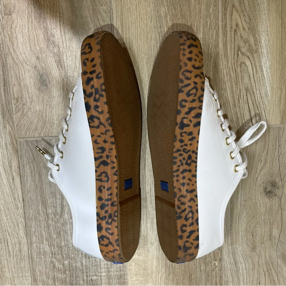 Leopard Sole Leather Keds - Picture 4 of 6